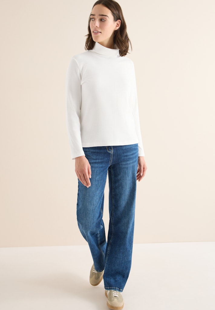 Cecil Damen T-Shirts Vanilla W