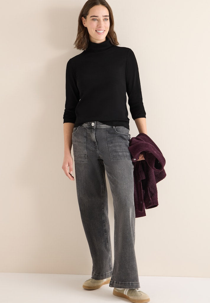 Cecil Damen T-Shirts Black