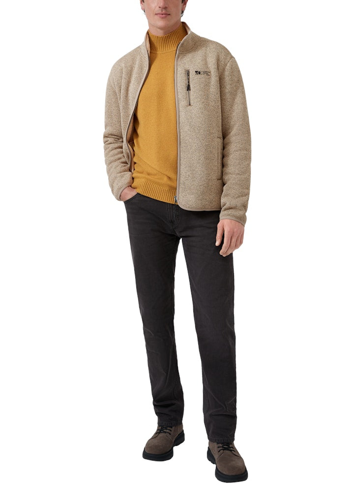 S. Oliver red Herren Sweatjacken Brown