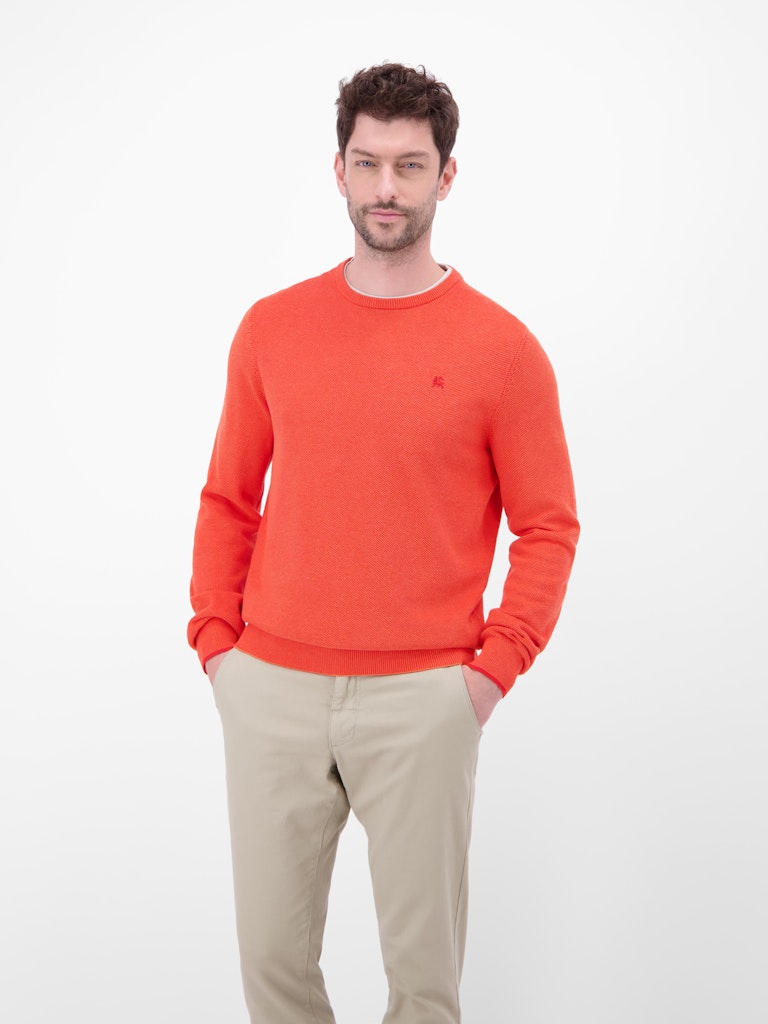 Lerros Herren Pullover Vivid Red