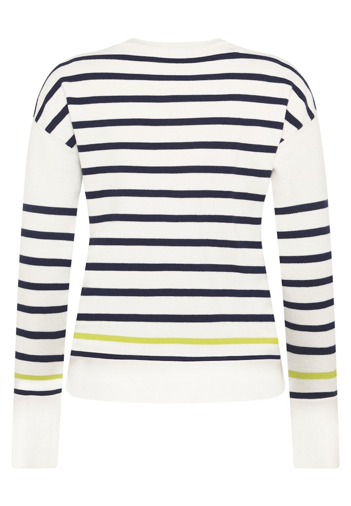 Cartoon Damen Pullover Blue/Cream