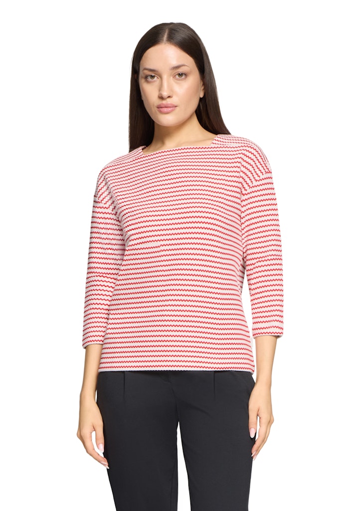 Betty & Co Damen Sweatshirts Red/Cream