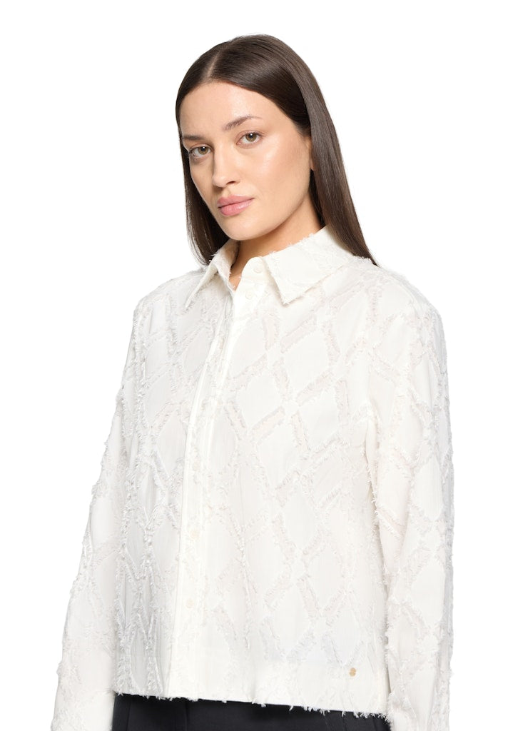 Betty & Co Damen Blusen Offwhite