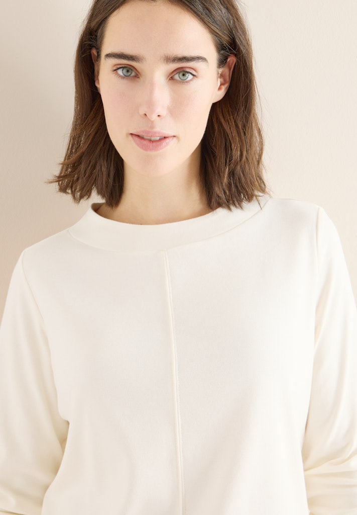 Cecil Damen T-Shirts Creamy Wh