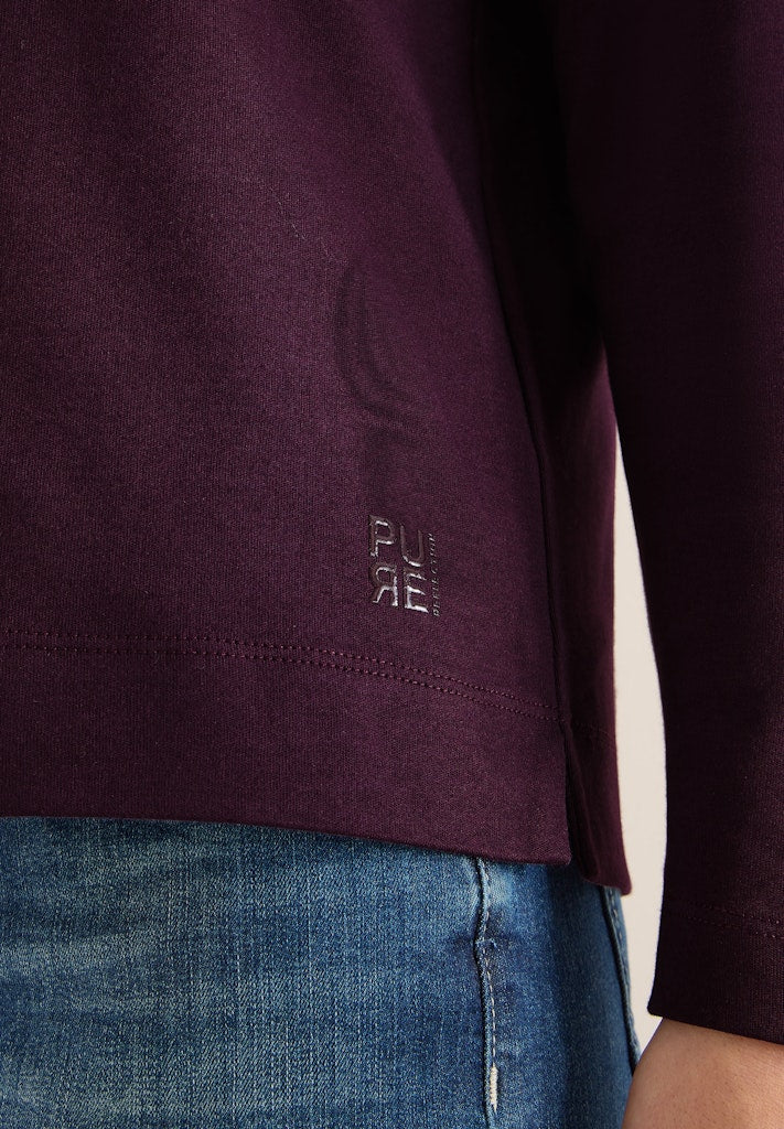 Cecil Damen T-Shirts  Eggplant