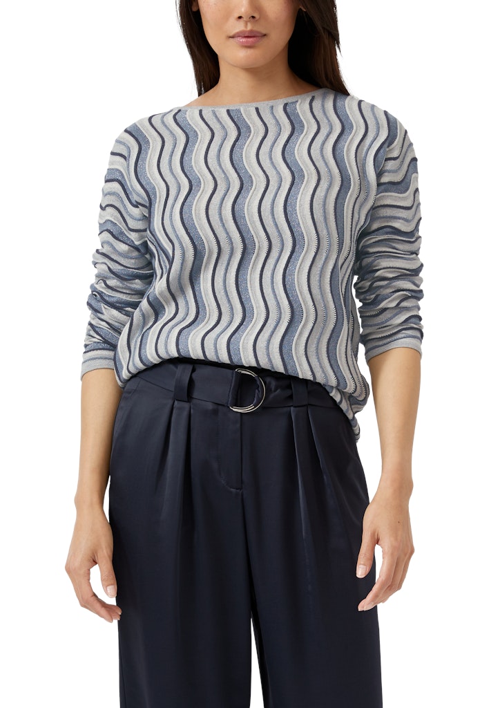 S. Oliver black Damen Pullover White