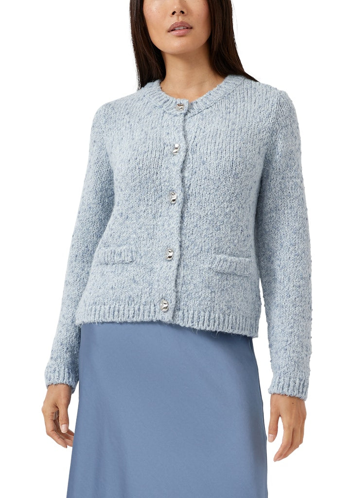 S. Oliver black Damen Strickjacken Blue