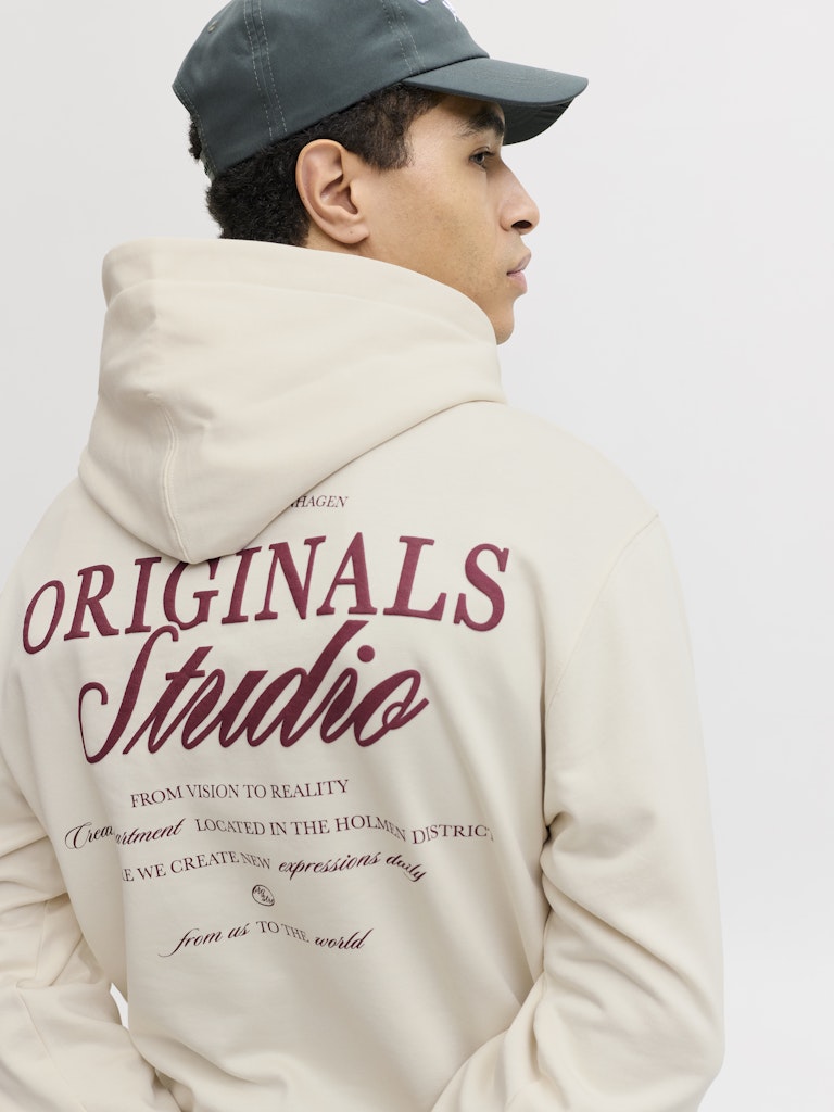 Jack & Jones Herren Sweatshirts Antique White/S