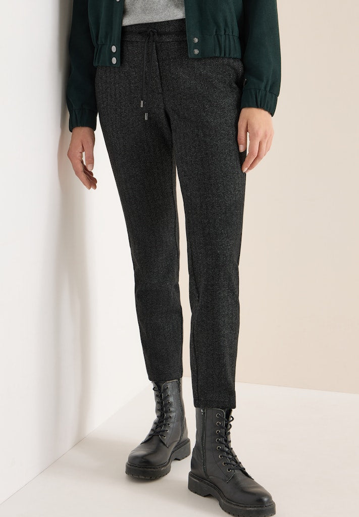 Cecil Damen Hosen  Black