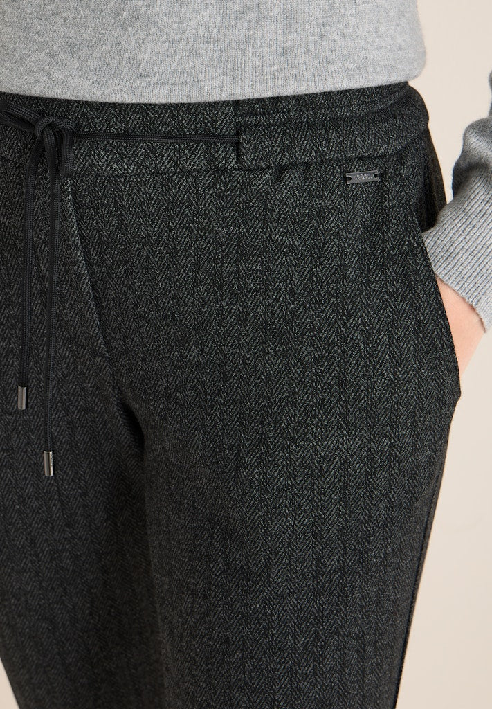 Cecil Damen Hosen Black