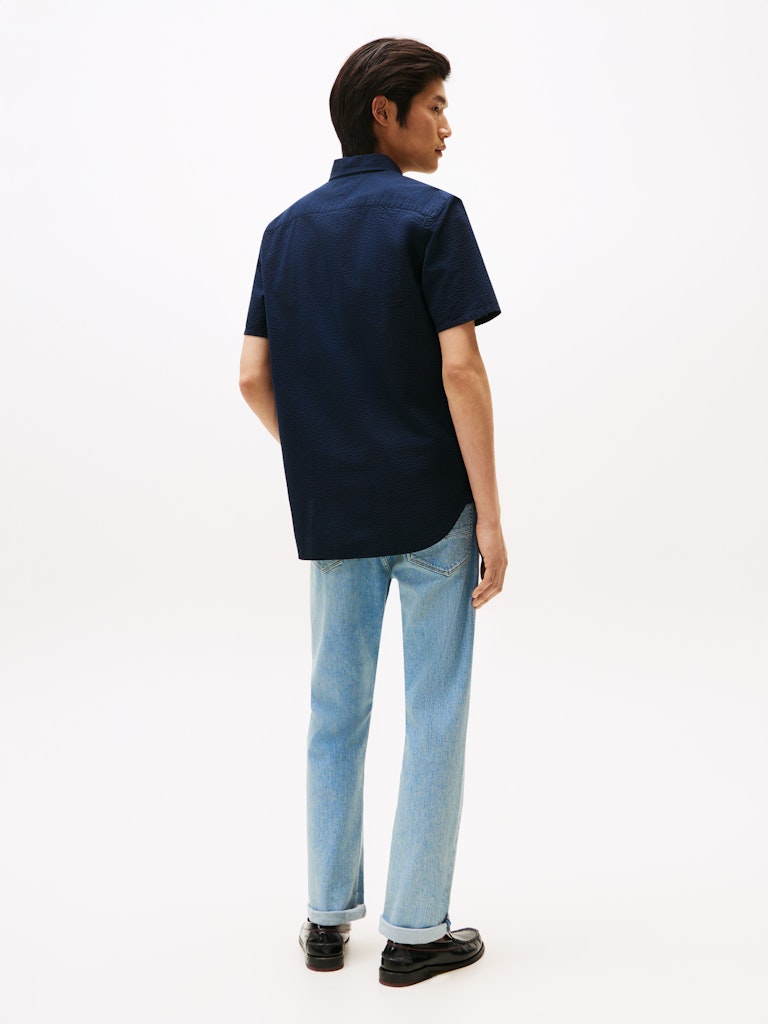 Tommy Hilfiger Herren Hemden Dw Blue