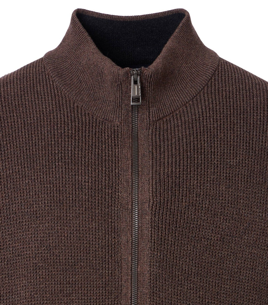 Casa Moda Herren Strickjacken Braun