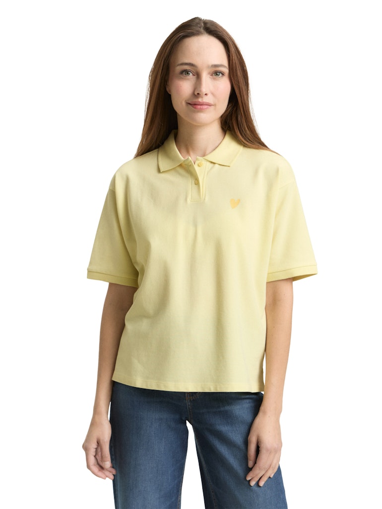 Tom Tailor Damen T-Shirts Soft Lemon
