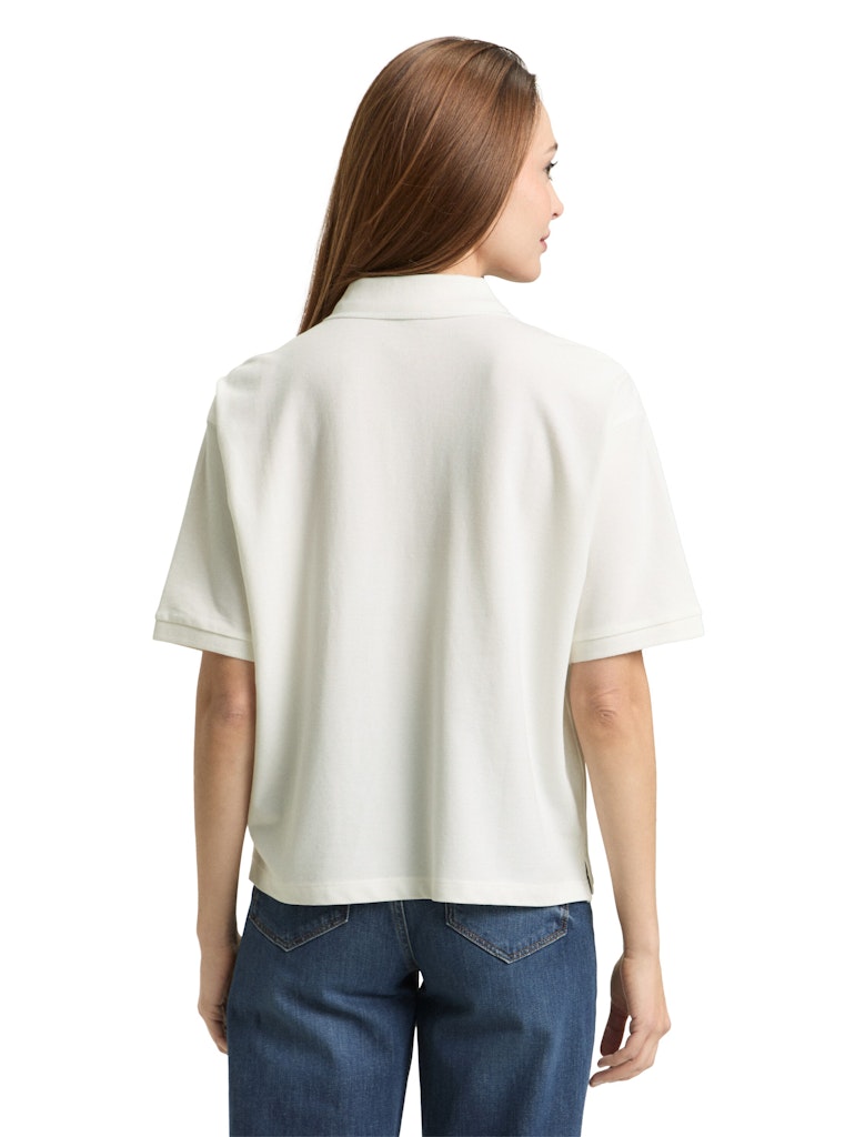 Tom Tailor Damen T-Shirts Whisper White