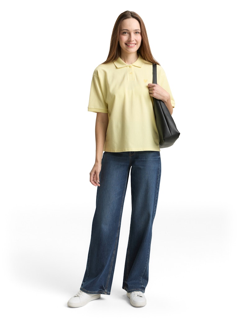 Tom Tailor Damen T-Shirts Soft Lemon
