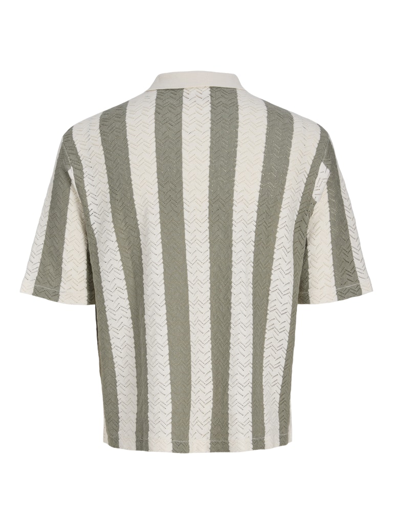 Jack & Jones Herren Polo-Shirts Sea Salt/Sea Gr