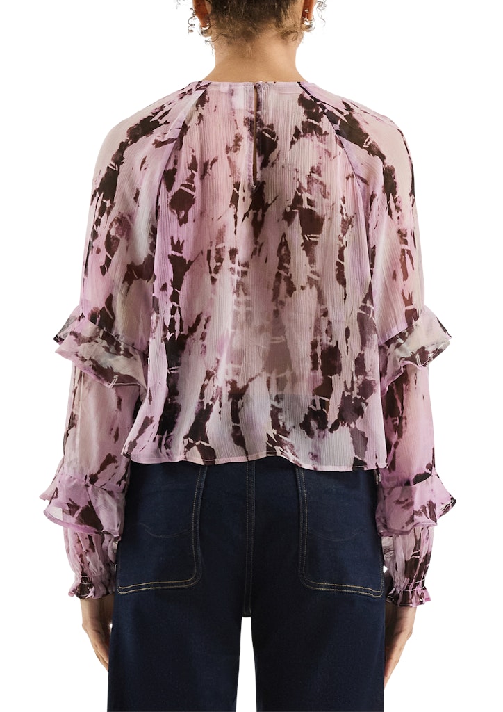 QS by S.Oliver Damen Blusen Lilac/Pink