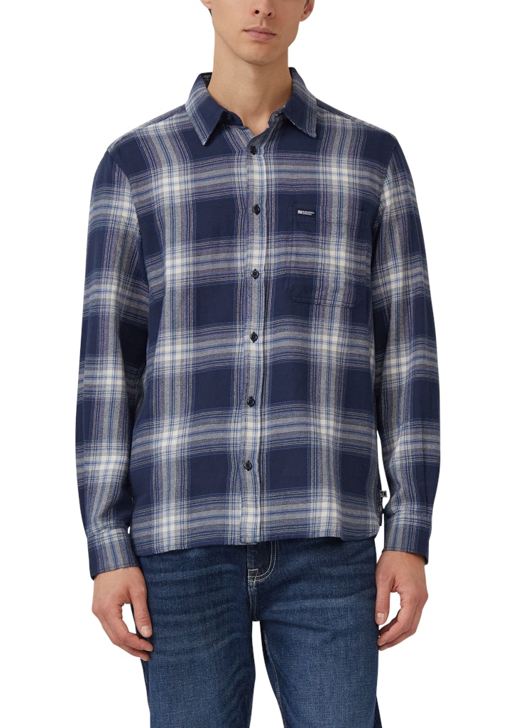 S. Oliver red Herren Hemden lang Blue