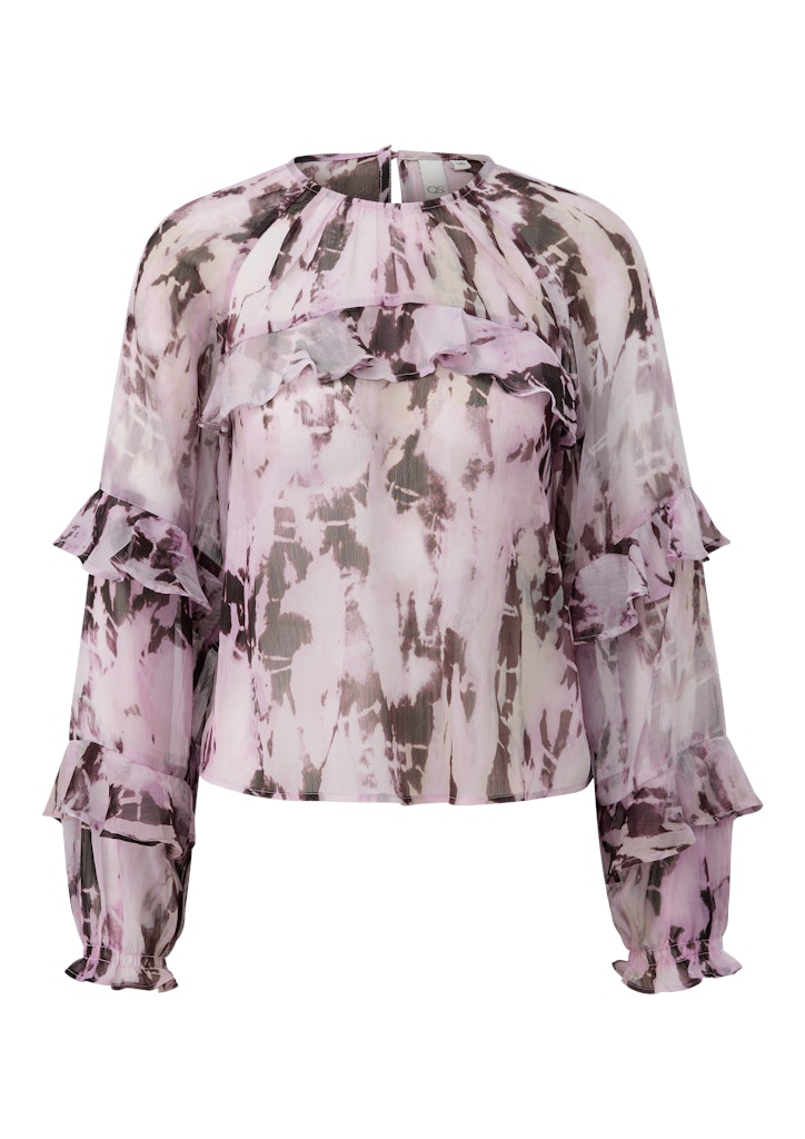 QS by S.Oliver Damen Blusen Lilac/Pink