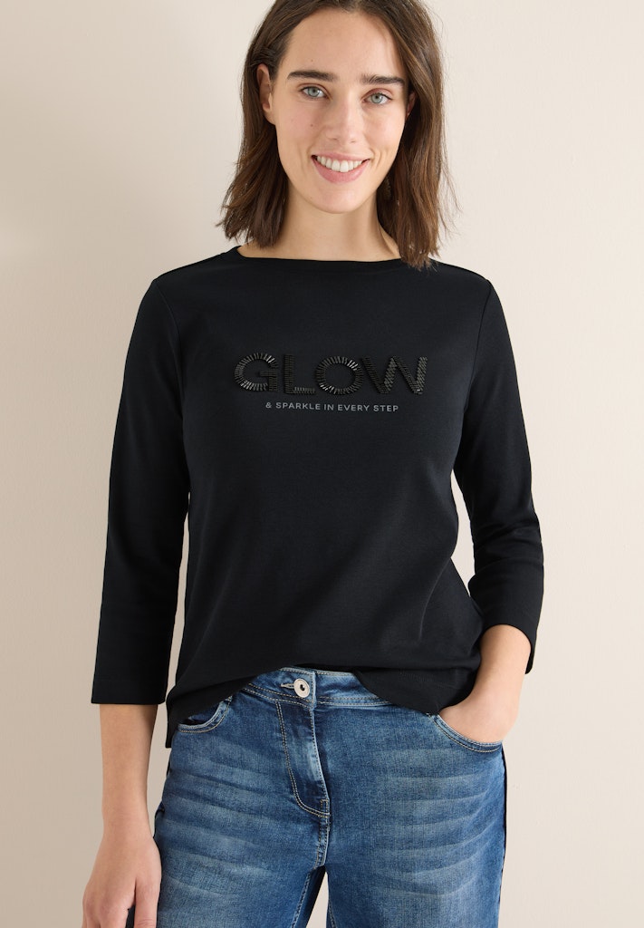 Cecil Damen T-Shirts Black