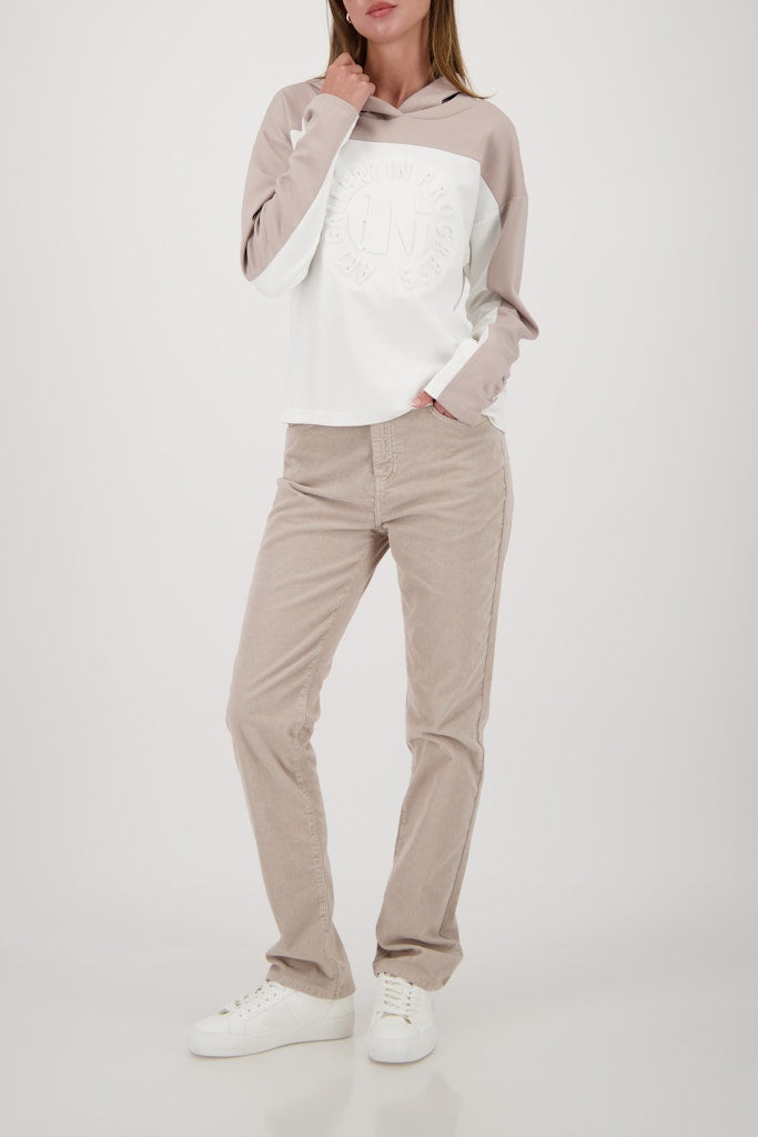 Monari Damen Sweatshirts  Off-White