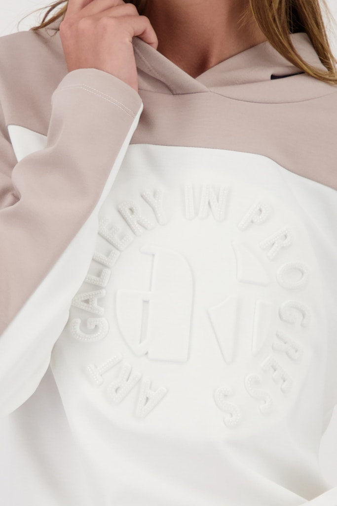 Monari Damen Sweatshirts  Off-White