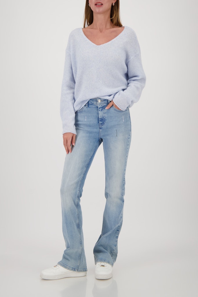 Monari Damen Pullover Ice Blue