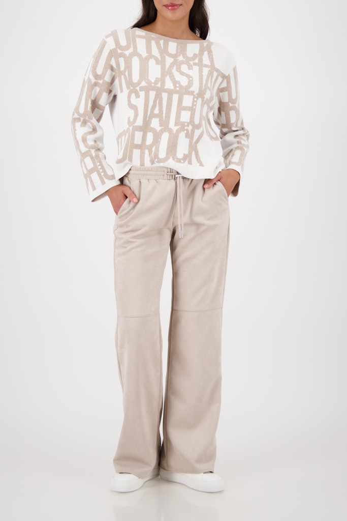 Monari Damen Pullover Lattemacchi