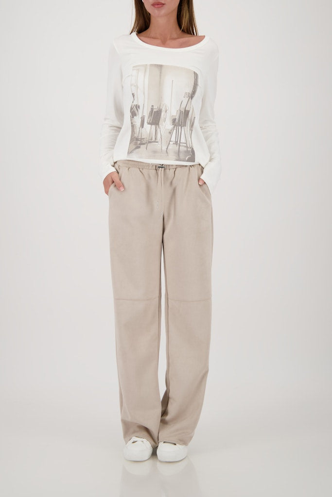 Monari Damen T-Shirts  Off-White