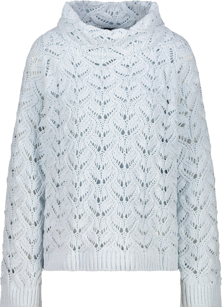 Monari Damen Pullover Ice Blue