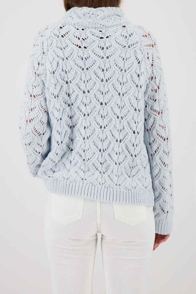 Monari Damen Pullover Ice Blue