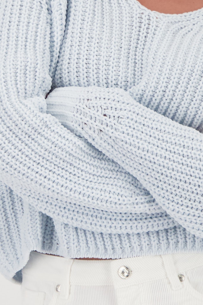 Monari Damen Pullover  Ice Blue