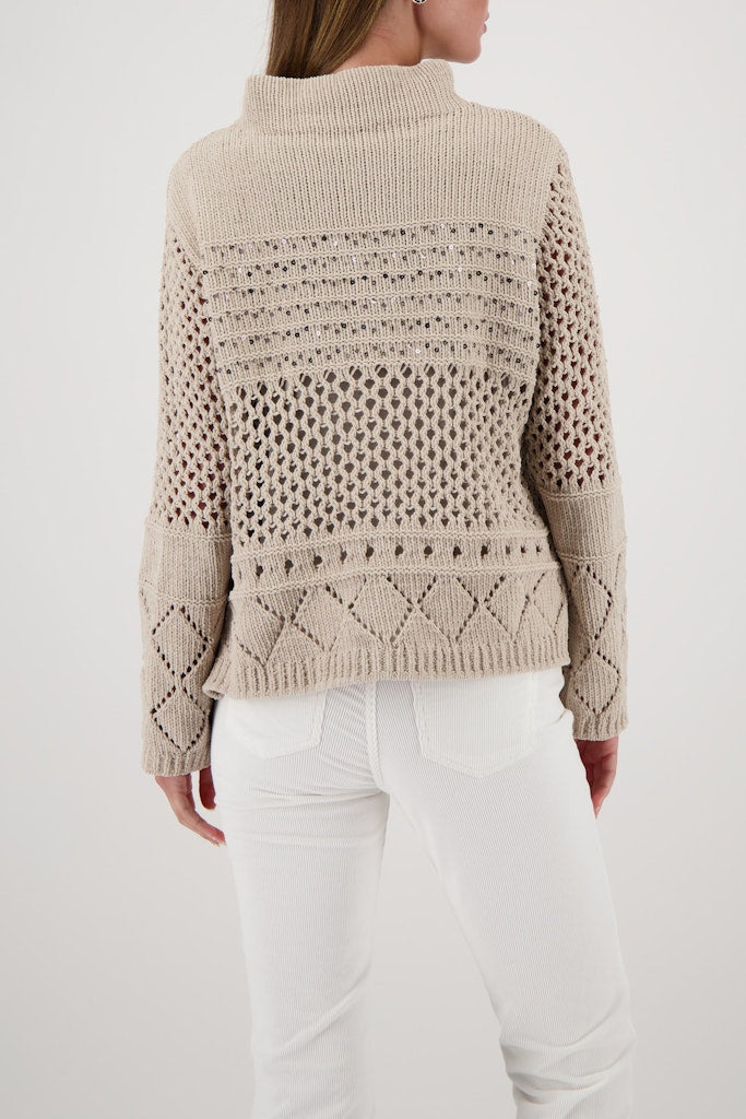 Monari Damen Pullover  Lattemacchi