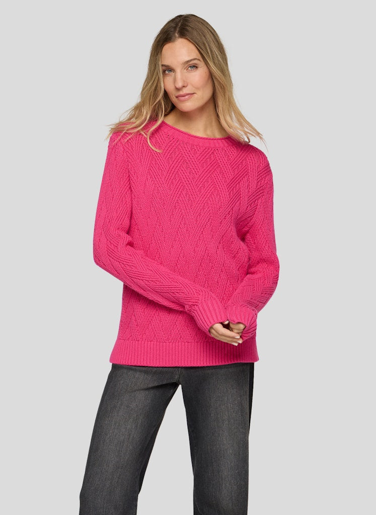 Rabe Damen Pullover Malve