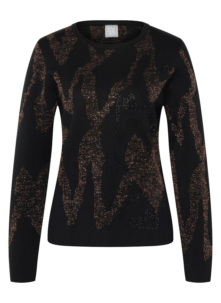 Rabe Damen Pullover Schwarz