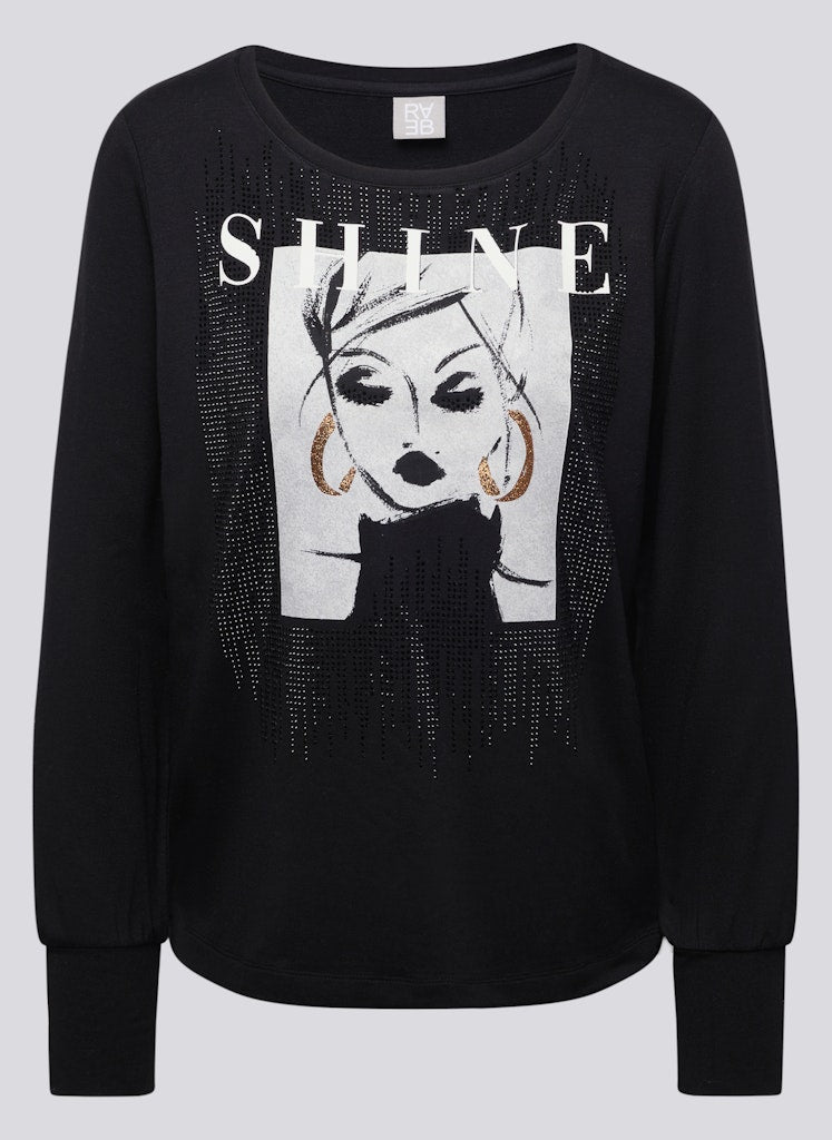 Rabe Damen T-Shirts Schwarz