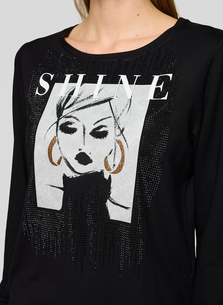 Rabe Damen T-Shirts Schwarz