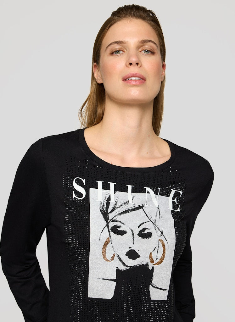 Rabe Damen T-Shirts Schwarz