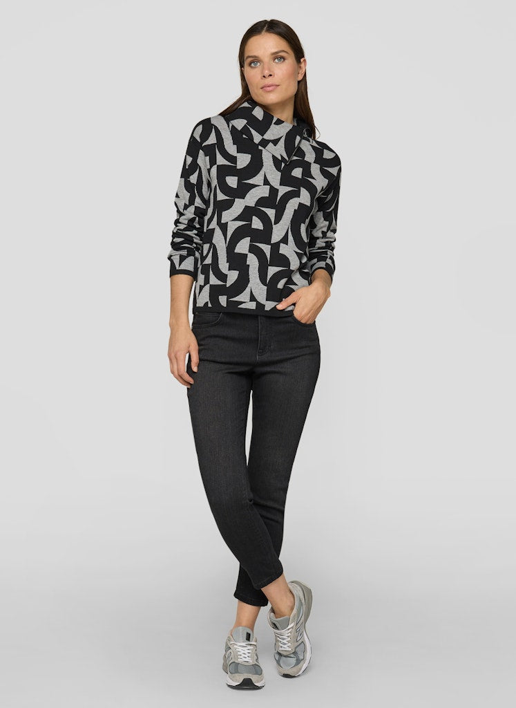 Rabe Damen Pullover Schwarz