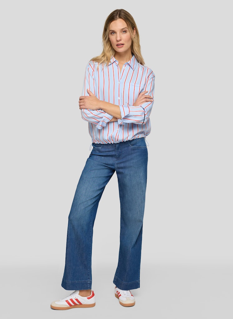 Rabe Damen Blusen Pastellblau