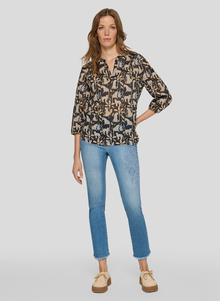 Rabe Damen Blusen Schwarz