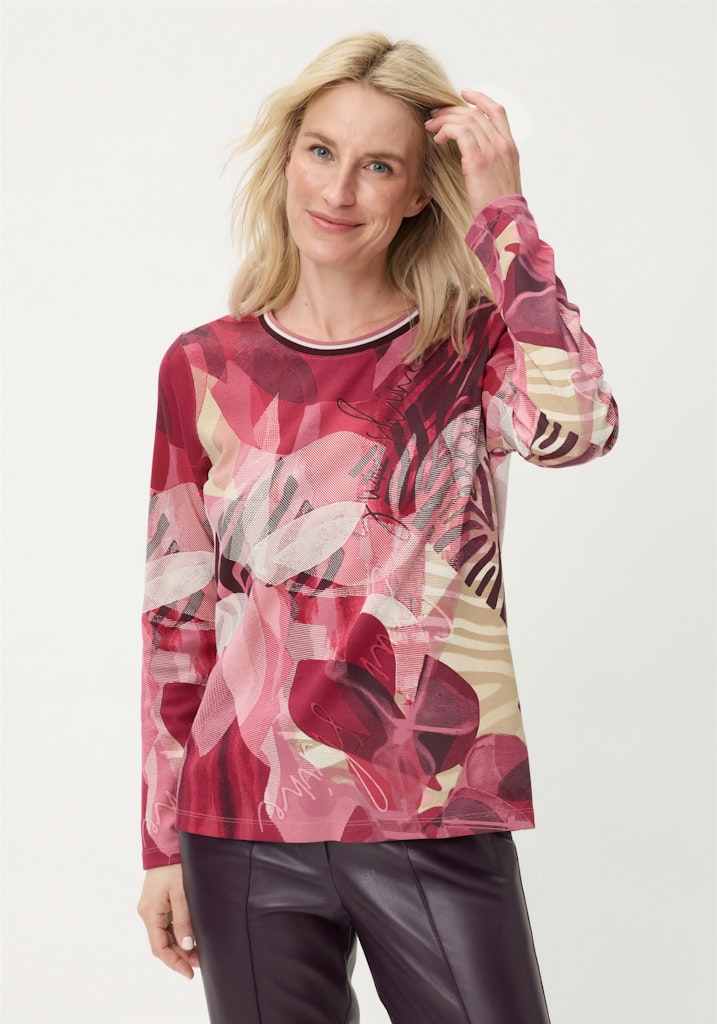 Olsen Damen T-Shirts Dark Wine