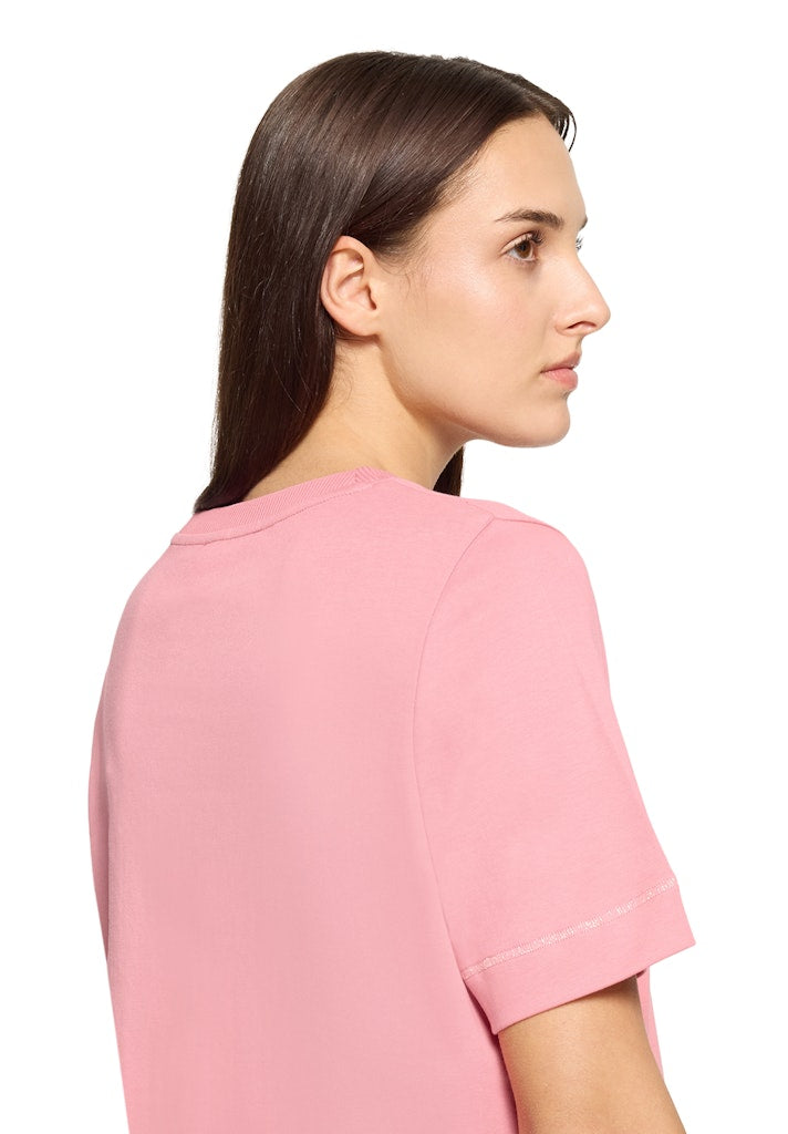 Cartoon Damen T-Shirts Patch Pink/Oran
