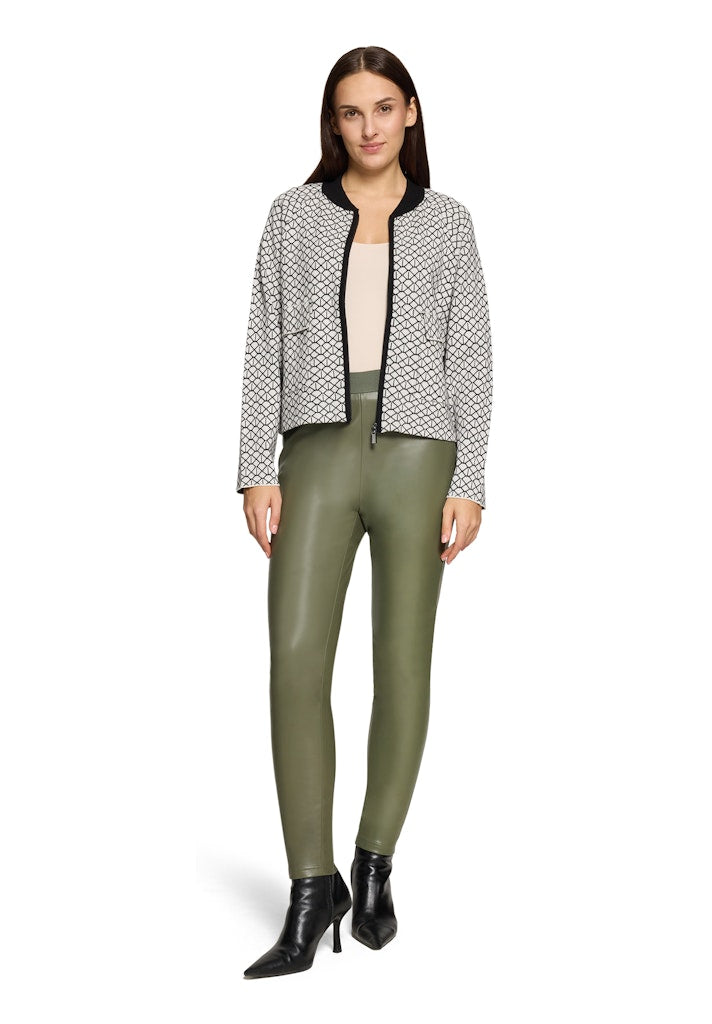 Betty & Co Damen Strickjacken Cream/Black