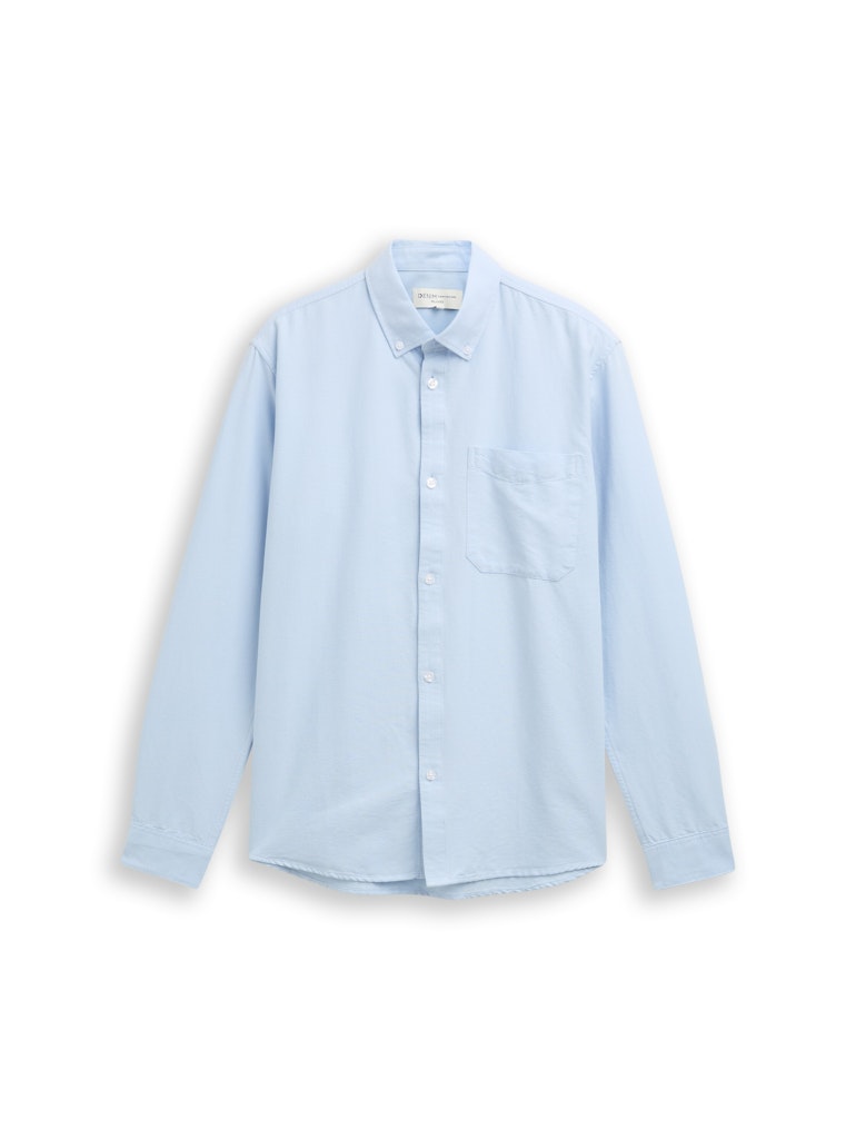Tom Tailor denim Herren Hemden lang Light Blue Smal