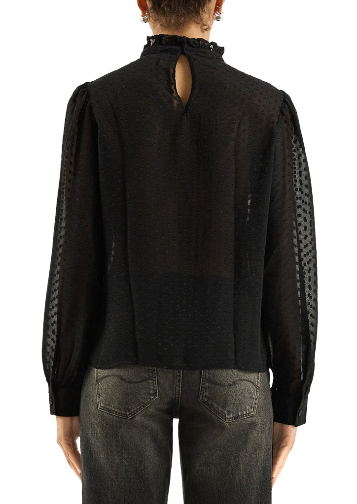 QS by S.Oliver Damen Blusen Grey/Black