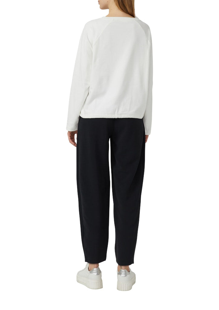 S. Oliver red Damen Sweatshirts White