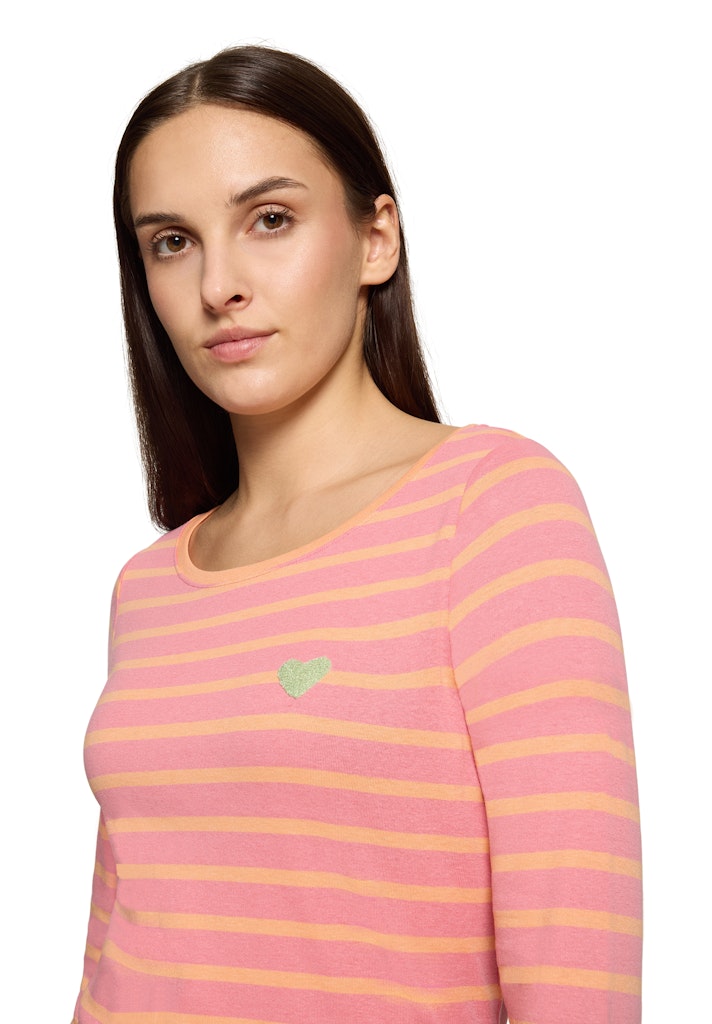 Cartoon Damen T-Shirts Pink/Orange