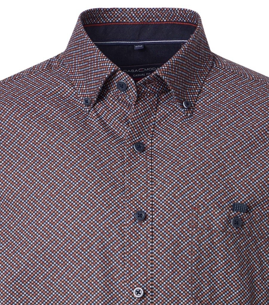Casa Moda Herren Hemden Braun