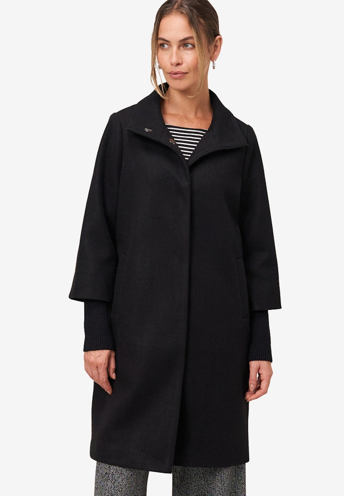 Zero Damen Mantel Black Beauty